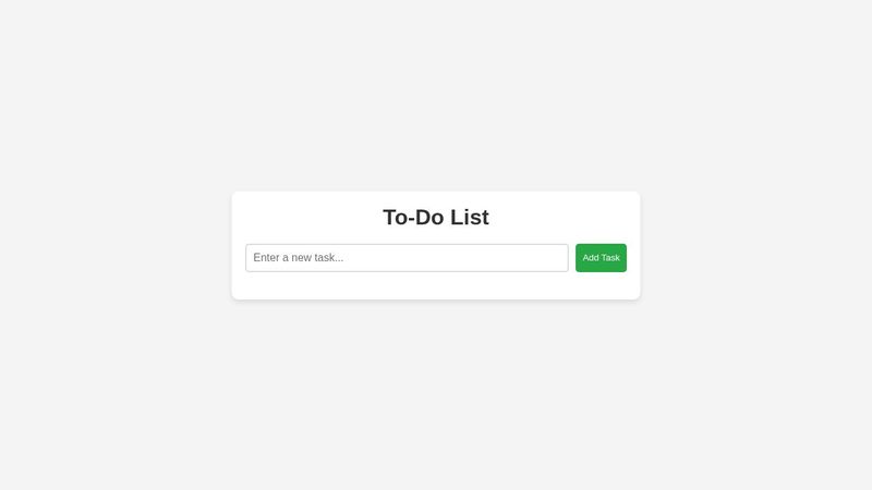 Interactive To-Do List Task#10