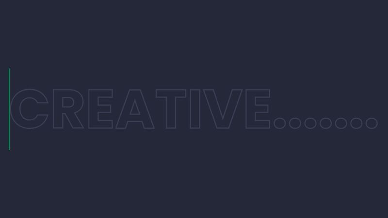 Creative Text Animation