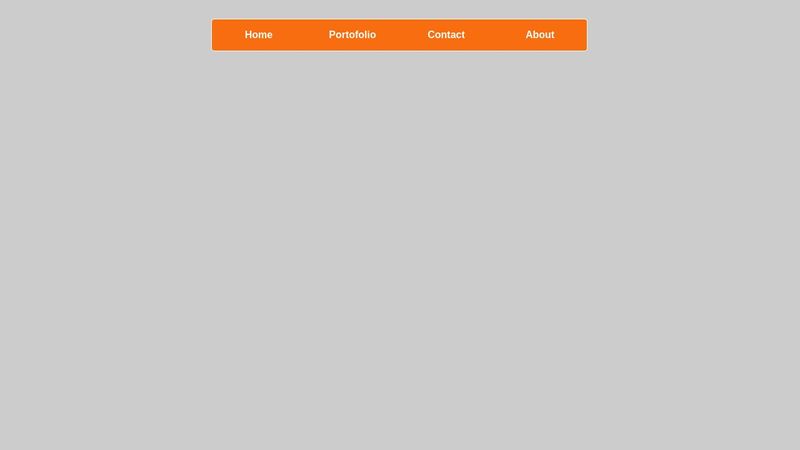 Pure CSS navbar with hover effect
