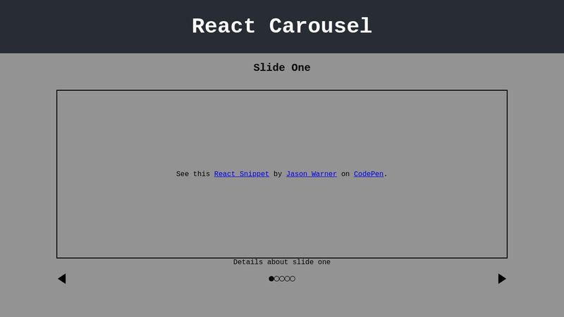 React Carousel