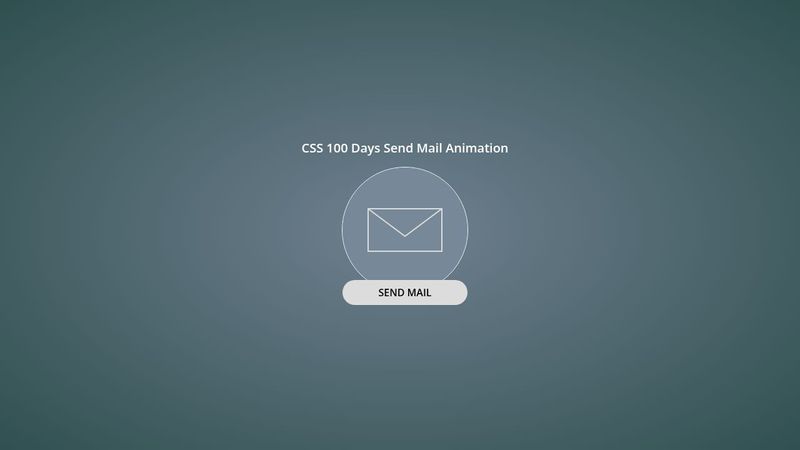 CSS 100 Days Send Mail Animation