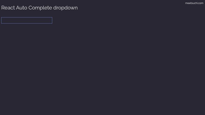 React Tag input