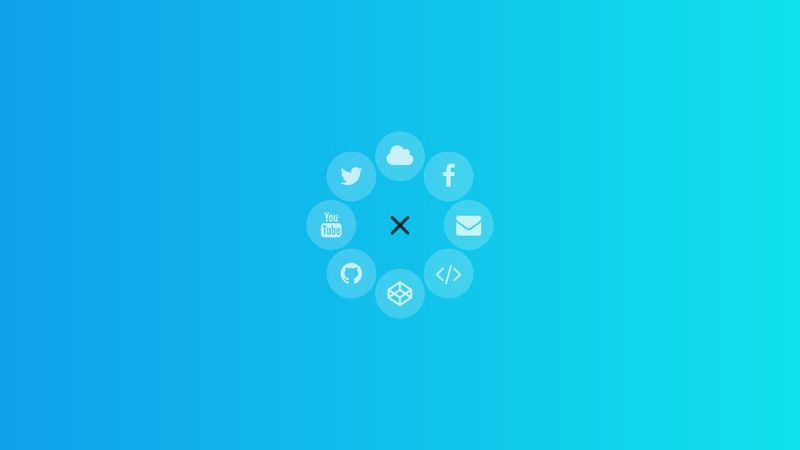 Pure CSS Circle Menu