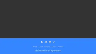 animated footer(responsive)