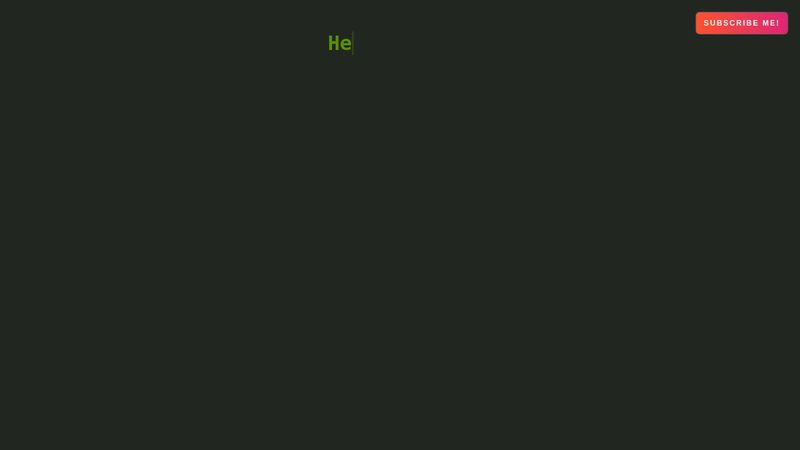 Text Typing Animation