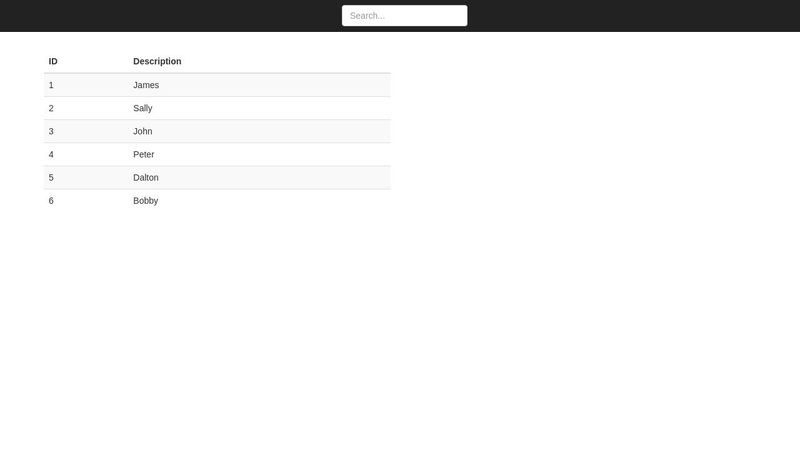 Simple jQuery Live Search