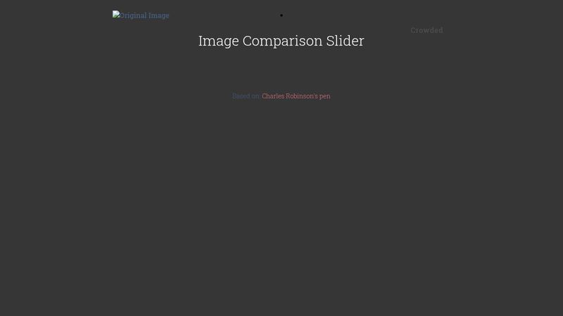 Image Comparison Slider