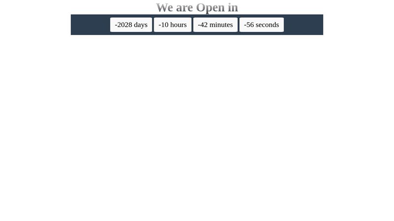 Simple Time Countdown with CSS [AMP HTML]