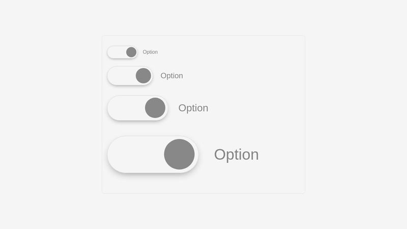 Accessible CSS Switch