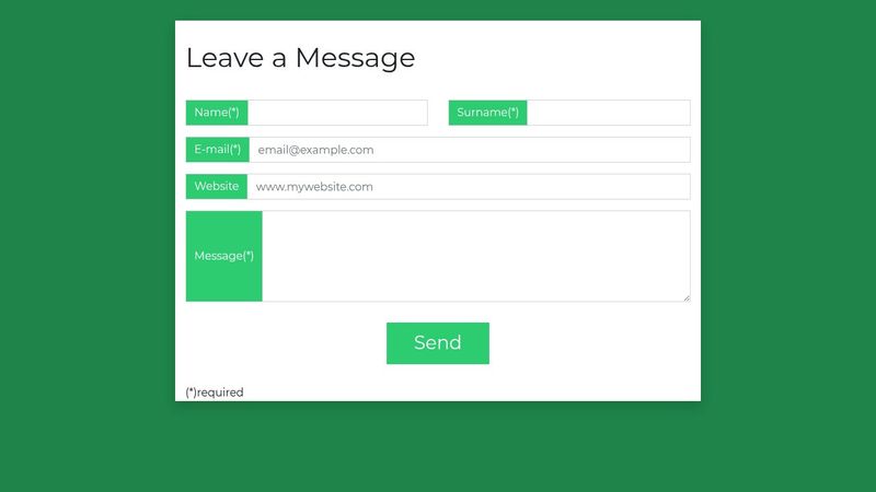 Contact form