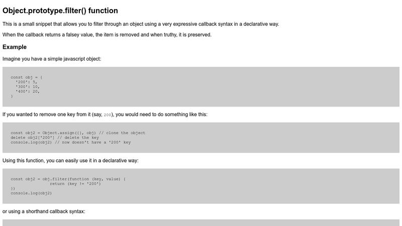 filter-object-es6-function