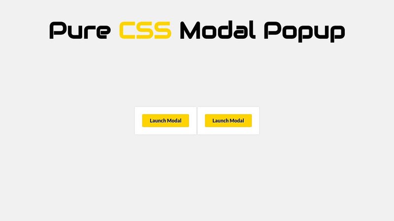 css pop up