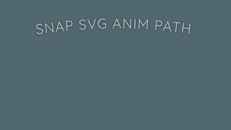 Responsive Animated Text Path