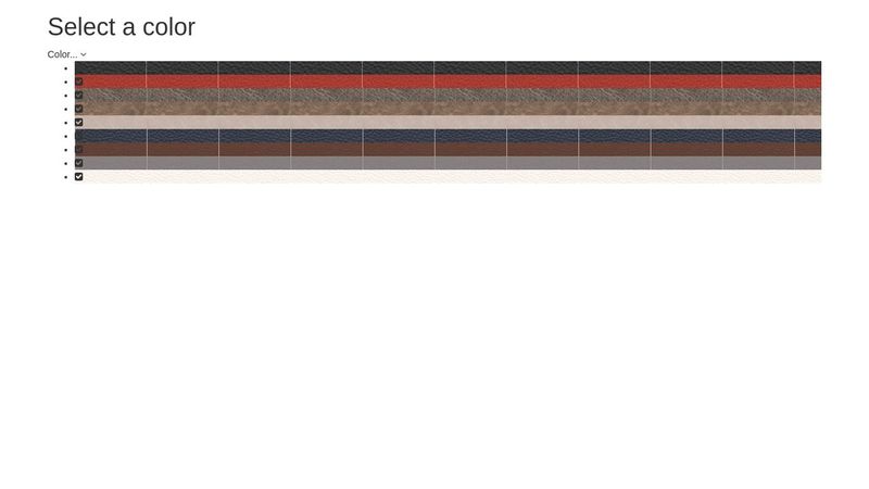 Angular color selector v.1