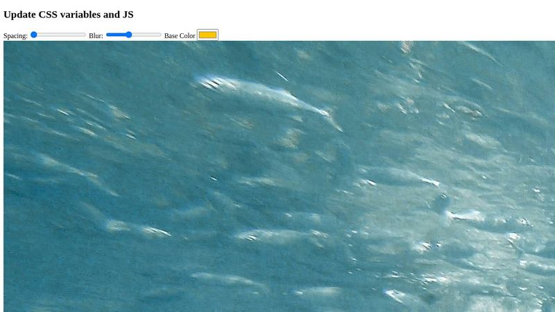 update css variables with js