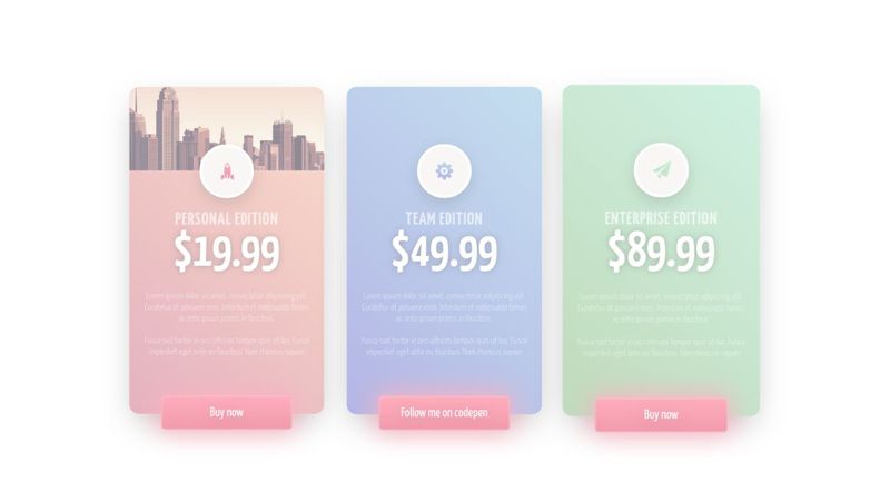 CSS Price Cards