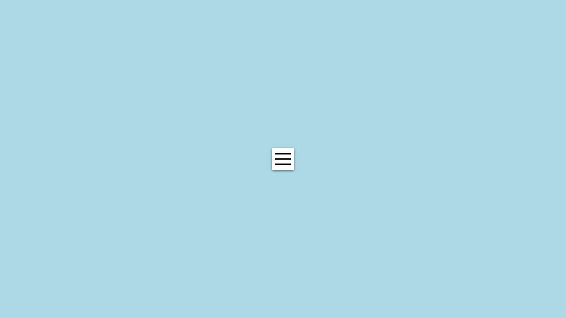 CSS3 Hamburger Menu Icon Transition Effects