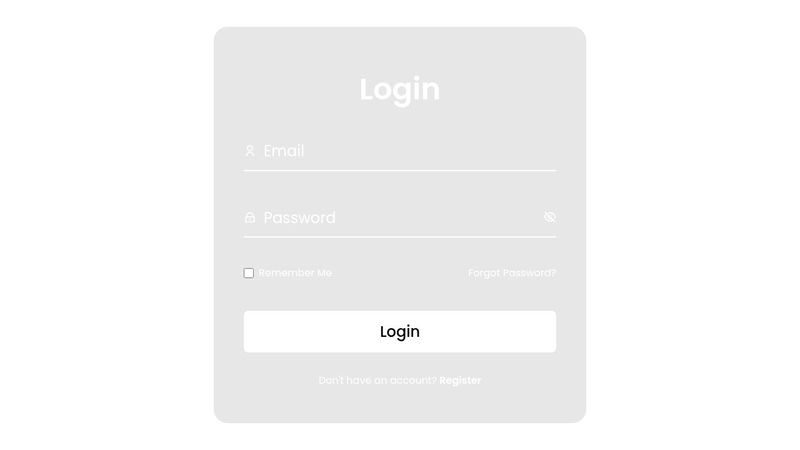 Login Form #1