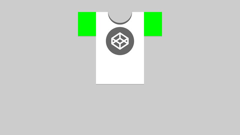 HACK A FLAT CSS CODEPEN TSHIRT!