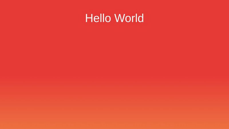 hello CSS world