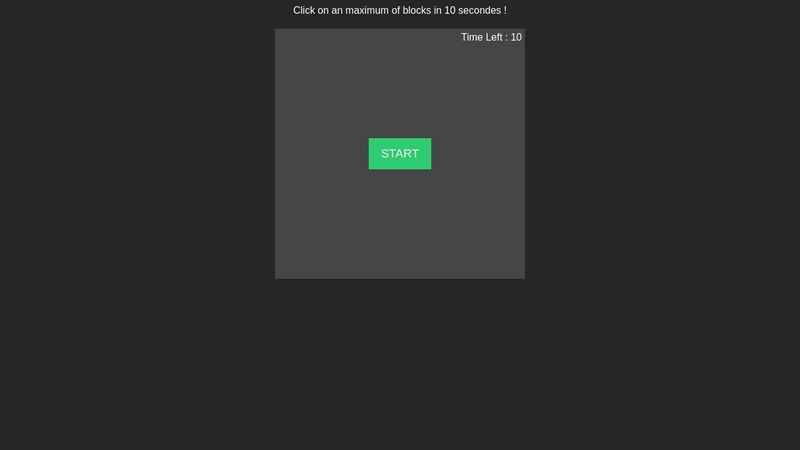 JS Fast Click Game