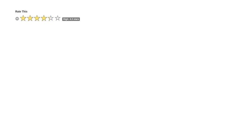 bootstrap star rating