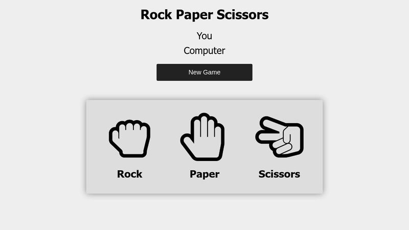 Rock paper scissors JavaScript