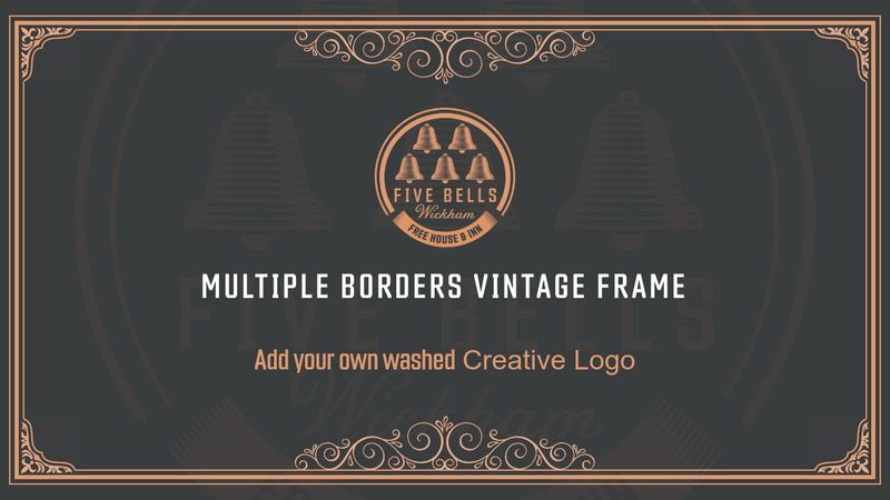 Full Screen Vintage Frame with Multiple Borders