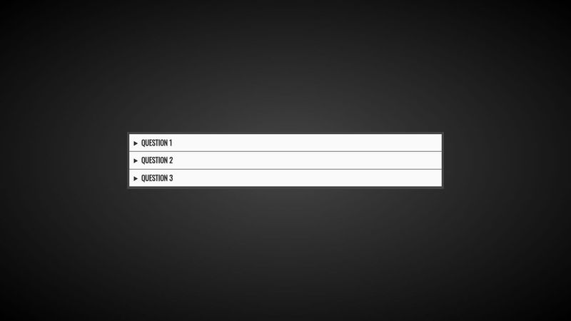 CodePen - Accordion FAQ - CSS Only