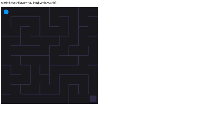 simple maze game - matter.js
