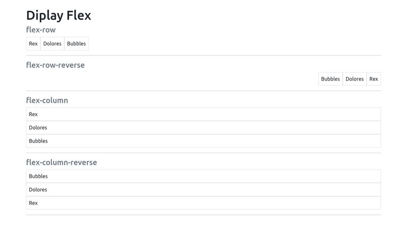 bootstrap-flex-direction