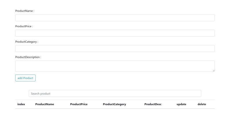 Pure JavaScript CRUD with Local Storage