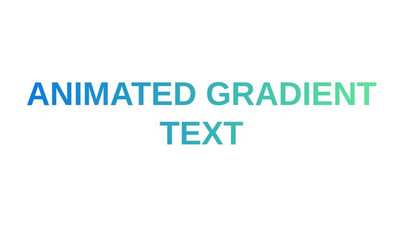 animate gradient text
