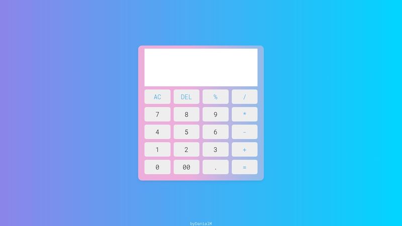 HTML CSS & JS - Calculator