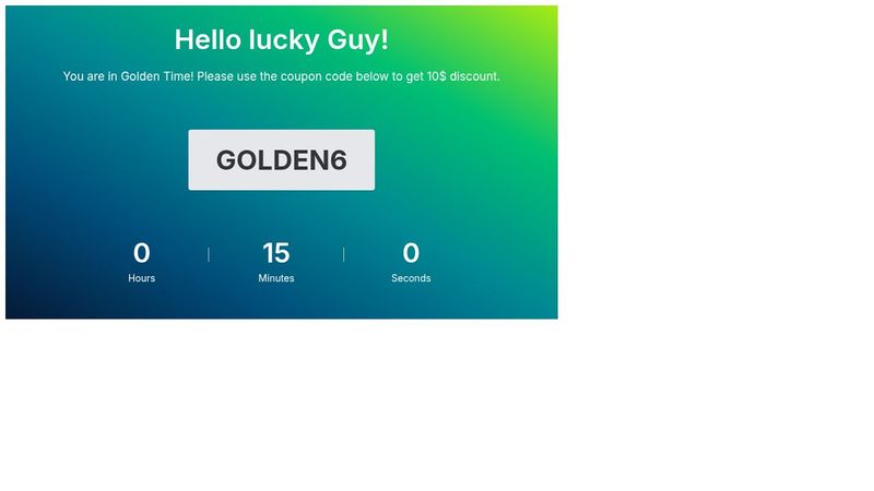 Coupon popup image.