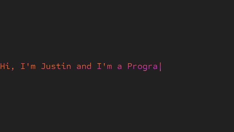 Javascript Typing Effect