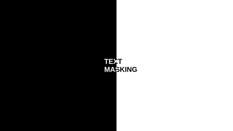 Simple Text Masking