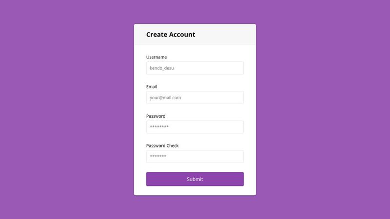 Client-side Form Validation