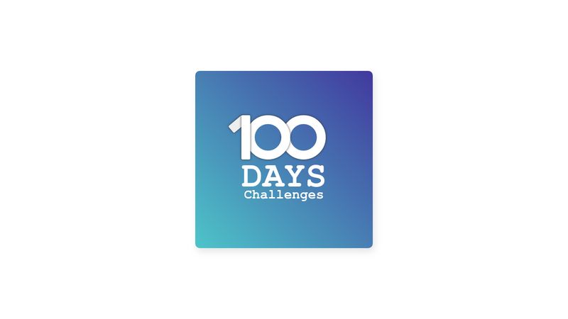 100 Days CSS Challenge D1