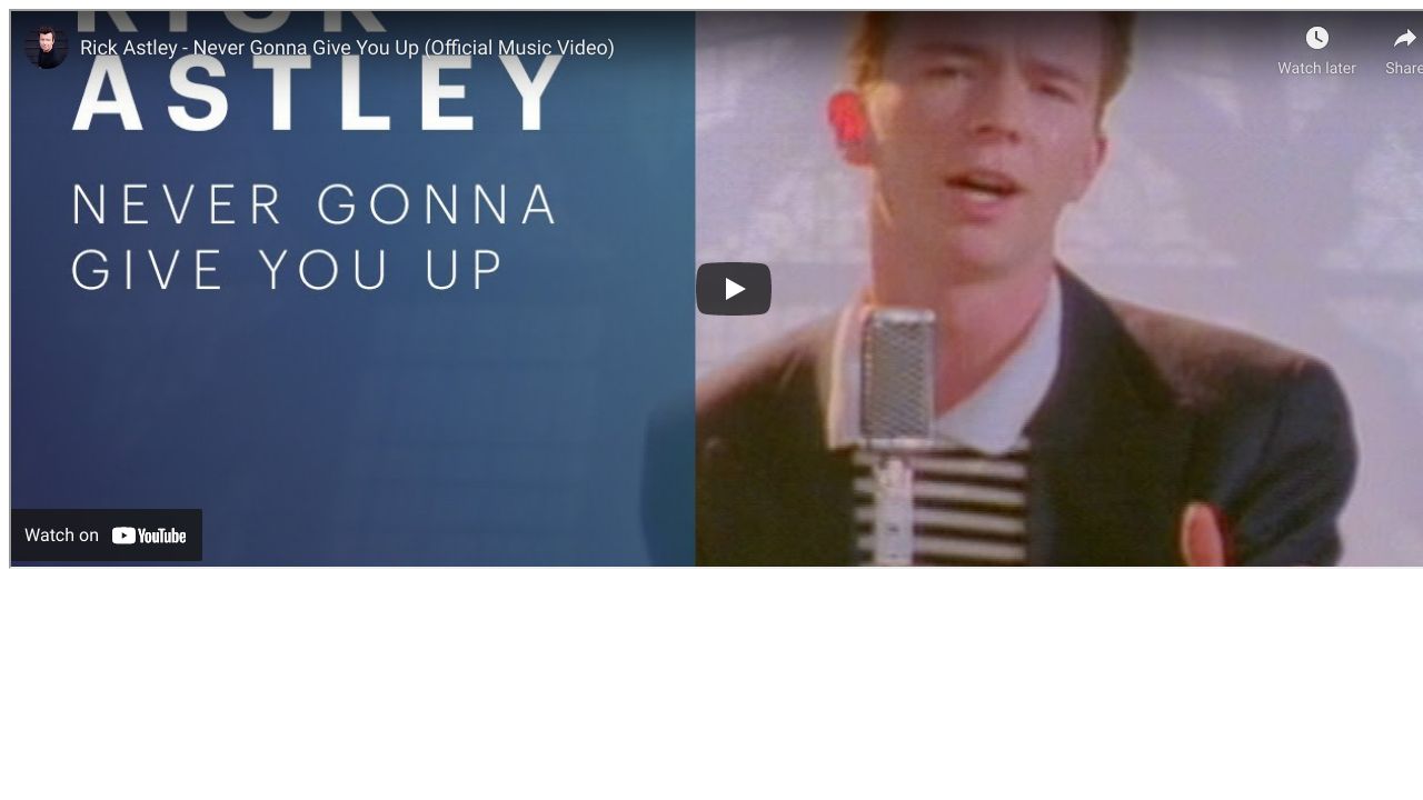 Rick Astley AUTOPLAY - Never Gonna Give You Up - Rick
