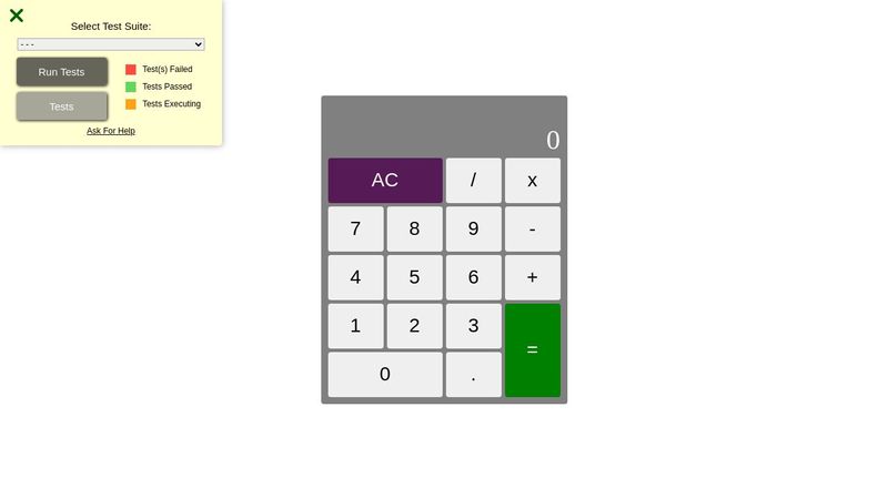 CodePen Home FreeCodeCamp | Build a JavaScript Calculator