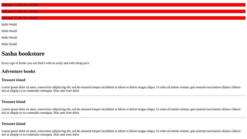 HTML Assignment lesson 6 : 10