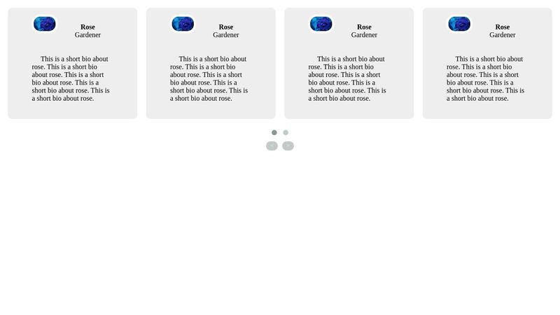 Responsive Carousel/Slider