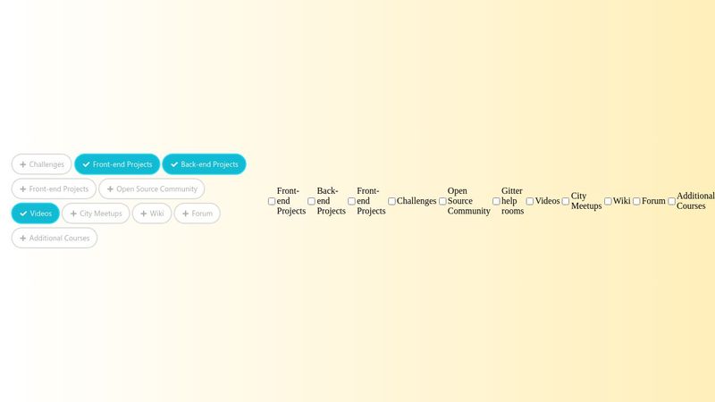 chippy checkbox inputs