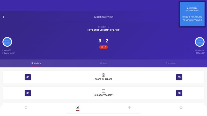 UI Design - Live Score Card