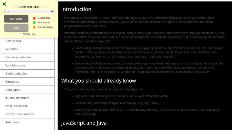 Documentation JS