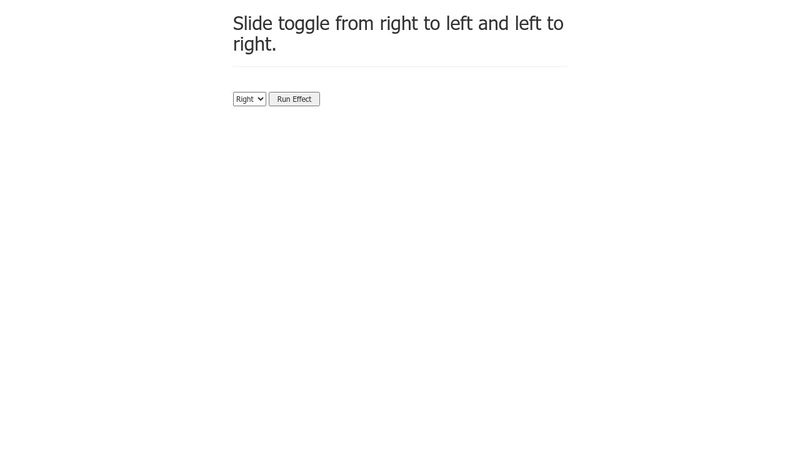 Jquery Toggle Example
