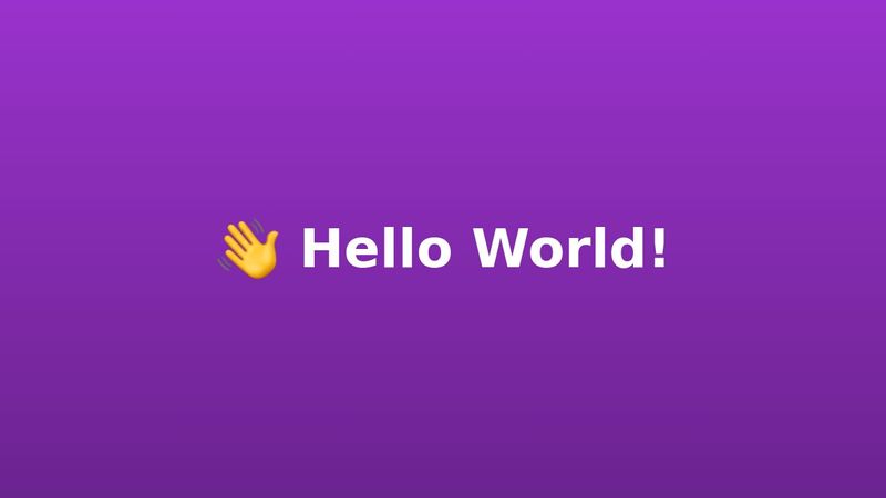 my hello world pen