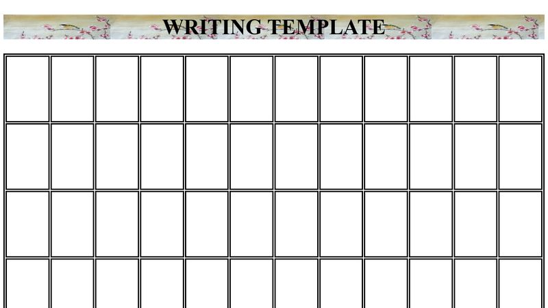 writing-template