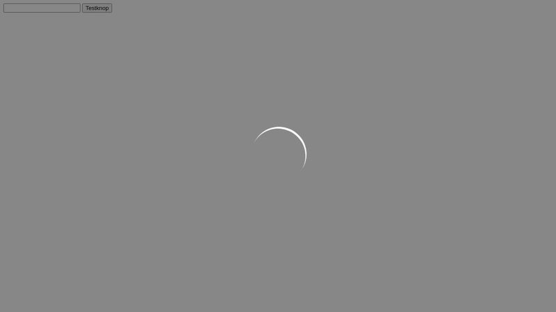 Full screen loading overlay